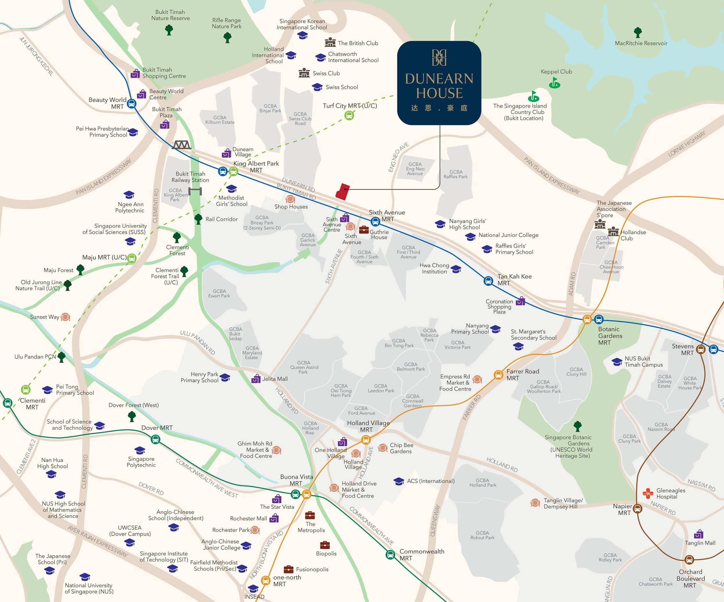 Dunearn House Location Map New